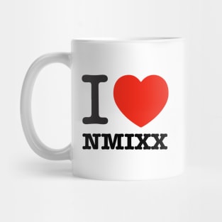 I love Nmix heart nswer text | Morcaworks Mug